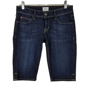 Hudson Denim Bermuda Dark Wash Womens Summer Shorts 26